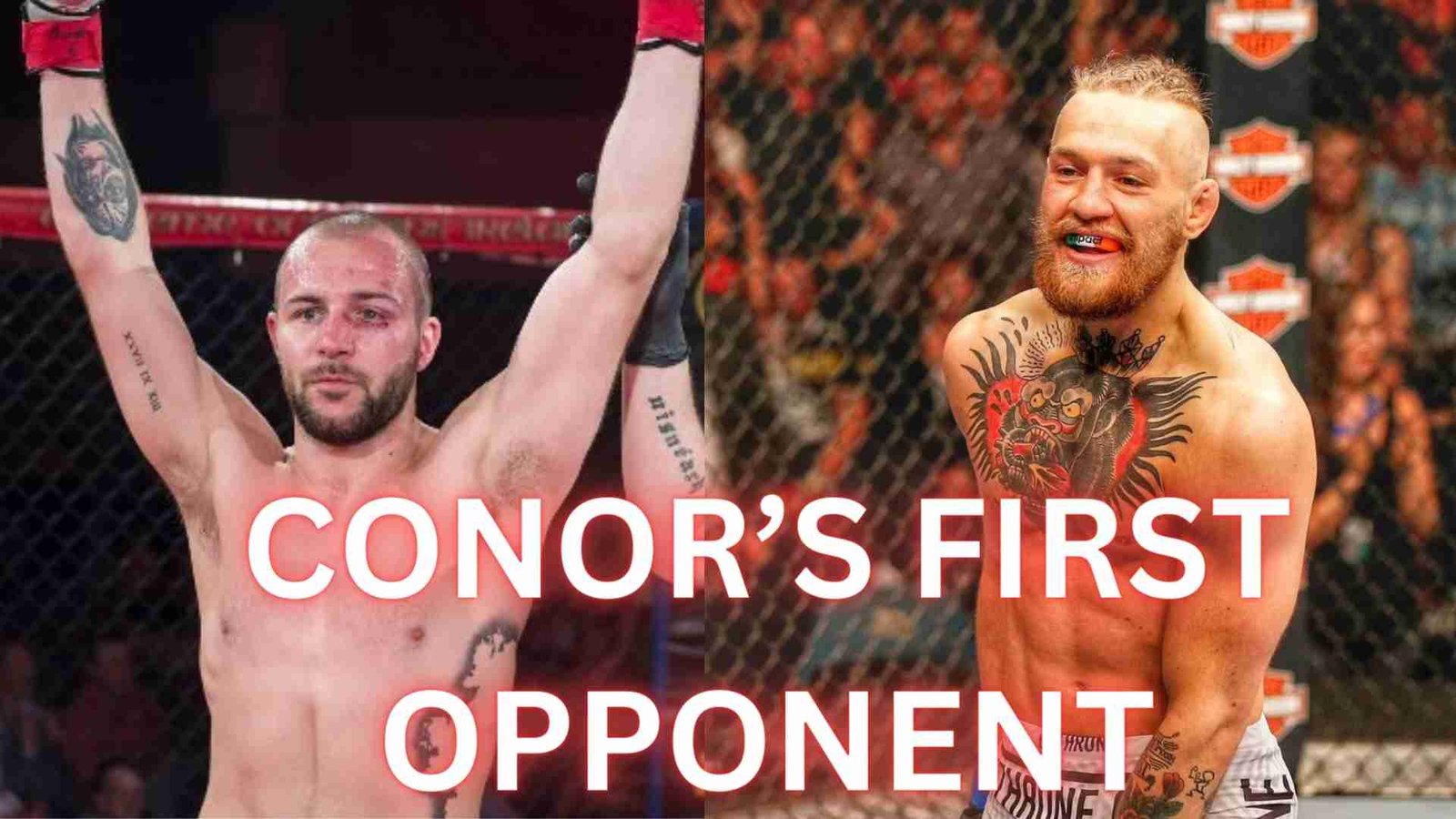 Conor McGregor's first opponent